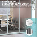 Office Sound Booth with Audio Privacy - Portable Soundproof Pod with Stylish Light Blue Frame,Soundproof Room with Light,Ventilation,Sockets for Office work