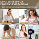 Office Sound Booth with Audio Privacy - Removable Soundproof Booth with Yellow Simple Style, Soundproof Room with Light,Fans,Table for Study,Live Broadcast Cabin