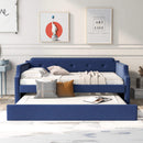 Upholstered Daybed Sofa Bed with Trundle