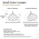 Small Hanging Zome Lounger