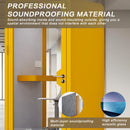 Office Sound Booth with Audio Privacy - Removable Soundproof Booth with Yellow Simple Style, Soundproof Room with Light,Fans,Table for Study,Live Broadcast Cabin