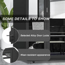 Office Sound Booth with Audio Privacy - Portable Soundproof Booth Includes Black Modern Design,Movable Room with Light,Fans, USB Port for Singing Room, Telephone Booth