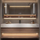 44''-72'' Floating Bathroom Vanity with Wood Grain Color Style