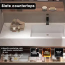 44''-72'' Floating Bathroom Vanity with Wood Grain Color Style