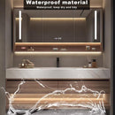 44''-72'' Floating Bathroom Vanity with Wood Grain Color Style