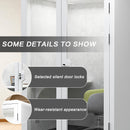 Office Sound Booth with Audio Privacy - Removable Soundproof Booth with White with Arc Border Design,Soundproof Room with Light,Fans, Socket for Study,Telephone Booth