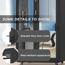 Office Sound Booth with Audio Privacy - Portable Soundproof Booth Includes Black Modern Design,Movable Room with Light,Fans, USB Port for Singing Room, Telephone Booth