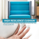 Loveseat Sofa - Modern Couch with Linear Design Backrest,Office Sofa Couches with Spacious Seat Space for Reception Hall Business Negotiation Reception Area