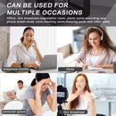 Office Sound Booth with Audio Privacy - Portable Soundproof Booth Includes Black Modern Design,Movable Room with Light,Fans, USB Port for Singing Room, Telephone Booth