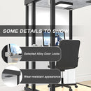 Office Sound Booth with Audio Privacy - Portable Soundproof Booth Includes Three Sided Transparent Design,Movable Room with Light,Fans, USB Port for Singing Room, Reading Pavilion