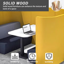 Privacy Seat - Office Guest & Reception Chairs with Yellow Modern Style,Modular Seating Lounge Includes Two-Person Face-to-Face Design for Meeting Room Cafe Library