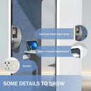 Office Sound Booth with Audio Privacy - Portable Soundproof Pod with White Exquisite Design,Movable Room with Light,Ventilation,Socket for Study,Singing Room,Telephone Booth