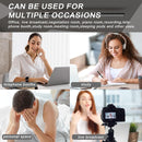 Office Sound Booth with Audio Privacy - Removable Soundproof Booth Includes Magnetic Door Closing Design,Modern Room with Light,Fans,White Tint&Socket for Study