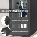 Office Sound Booth with Audio Privacy - Portable Soundproof Booth Includes Black Modern Design,Movable Room with Light,Fans, USB Port for Singing Room, Telephone Booth