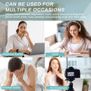 Office Sound Booth with Audio Privacy - Portable Soundproof Pod with Stylish Light Blue Frame,Soundproof Room with Light,Ventilation,Sockets for Office work
