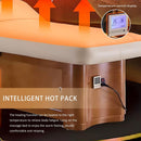 76'' Adjustable Massage Bed with Heating and Hidden Storage for Beauty Salon