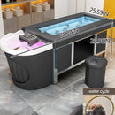 79'' Simple Shampoo Bed with Head SPA Equipment Includes Water Circulation