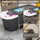 79'' Simple Shampoo Bed with Head SPA Equipment Includes Water Circulation
