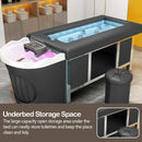 79'' Simple Shampoo Bed with Head SPA Equipment Includes Water Circulation