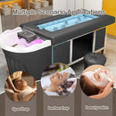 79'' Black Head SPA Bed with Facial Table Includes Steaming