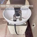 74‘’ Modern Salon Shampoo Bowl with Electric One-Button Adjustment