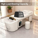 79'' White Shampoo Bed with Professional Accent Design