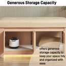 81'' Simple Shampoo Bed with Champagne Elegant Leather Mattress