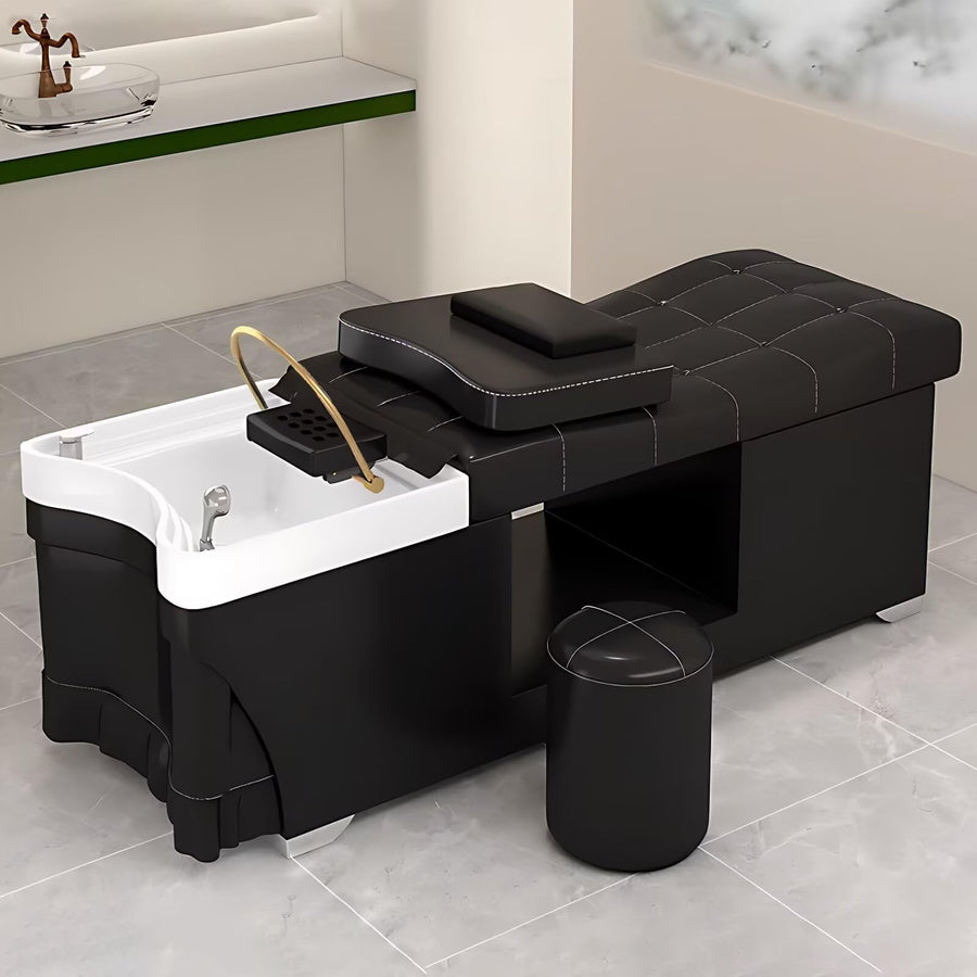 79'' Minimalist Head Spa Bed with Storage Space