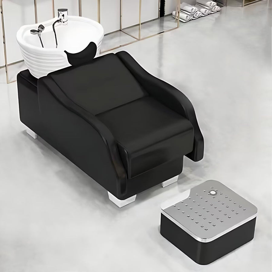 55'' Smart Head Spa Bed with Ceramic Basin