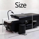 78'' Black Head SPA Bed with Large Storage Space