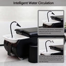 78'' Black Head SPA Bed with Large Storage Space