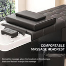 79‘’ Black SPA Bed with Waterfall Head SPA Equipment