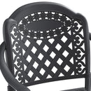 Black 7-Piece Set Of Patio Furniture