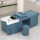 79'' Retro Head Spa Bed with Water Circulation Waterfall