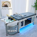 79'' Smart Shampoo Bed with Light Therapy Lamp