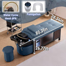 81'' Wide Head SPA Bed with Light Therapy Lamp