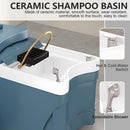 79'' Retro Shampoo Bed Bed with Water Circulation Waterfall