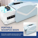 71'' Wide Head Shampoo Bed with Electric Body Massage