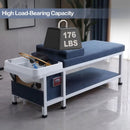 79‘’ Simple Head SPA Bed with Facial Table Includes White Basin