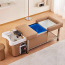 83'' Wide Shampoo Bed with Chocolate Brown Minimalist Design