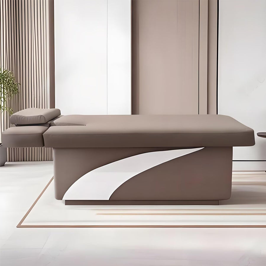 74‘’ Modern Massage Table with Neutral Elegant Style
