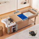 83'' Luxurious Head Spa Bed with Water Circulation Waterfall