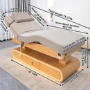 77'' 	Brown Massage Table with One-Button Heating System