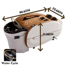 87'' Smart Head SPA Bed with Back Heating