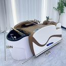 74'' Brown Shampoo Bed with Massage Table