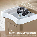 79‘’ Luxurious Massage Shampoo Bed with Water Cycle Head SPA Equipment