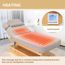 77'' 	Brown Massage Table with One-Button Heating System