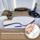 74'' Brown Shampoo Bed with Massage Table