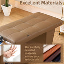 81'' Wide Shampoo Bed with Brown Modern Minimalist Style