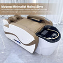 74'' Brown Shampoo Bed with Massage Table